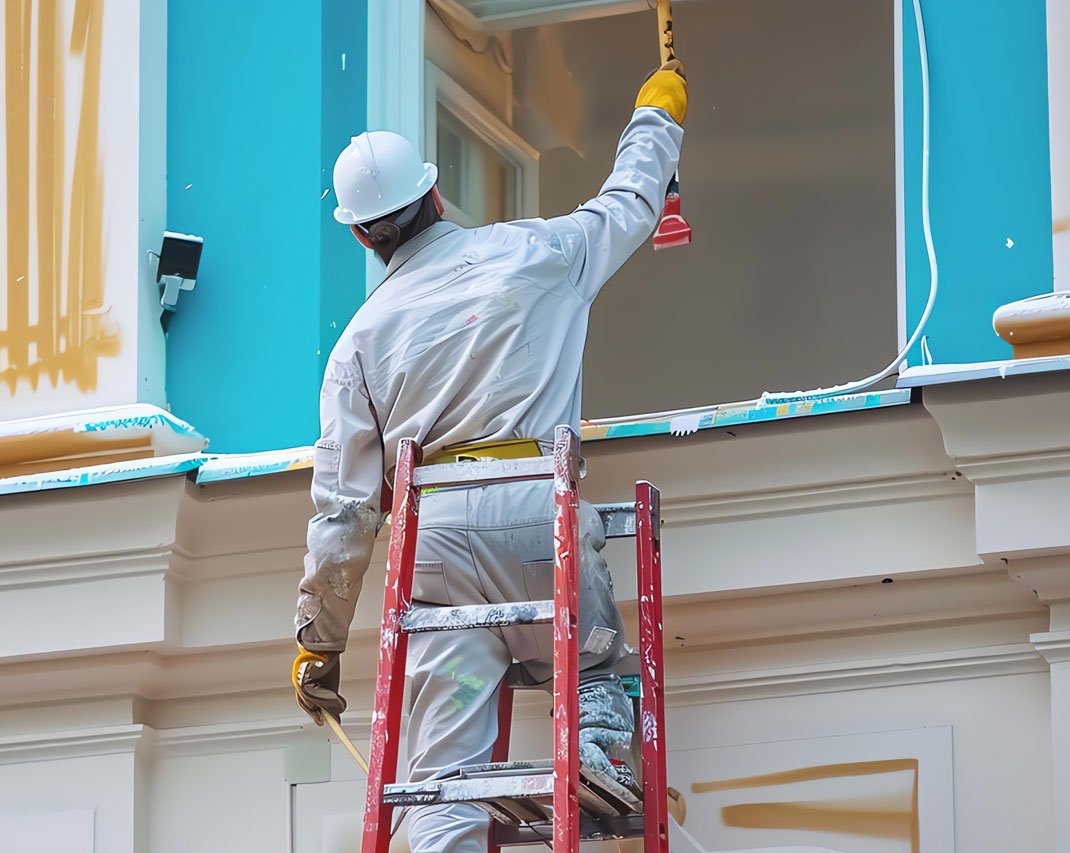 Ravalement de facade par une entreprise de peinture à Rieucros 09500